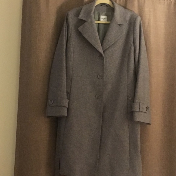 Cinzia Rocca Classic Belted Coat - Grey - Picture 2 of 6